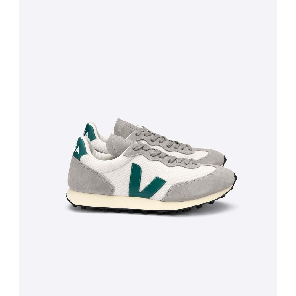 παπουτσια για τρεξιμο γυναικεια Veja RIO BRANCO HEXAMESH Grey/Green | GR 429MQZ